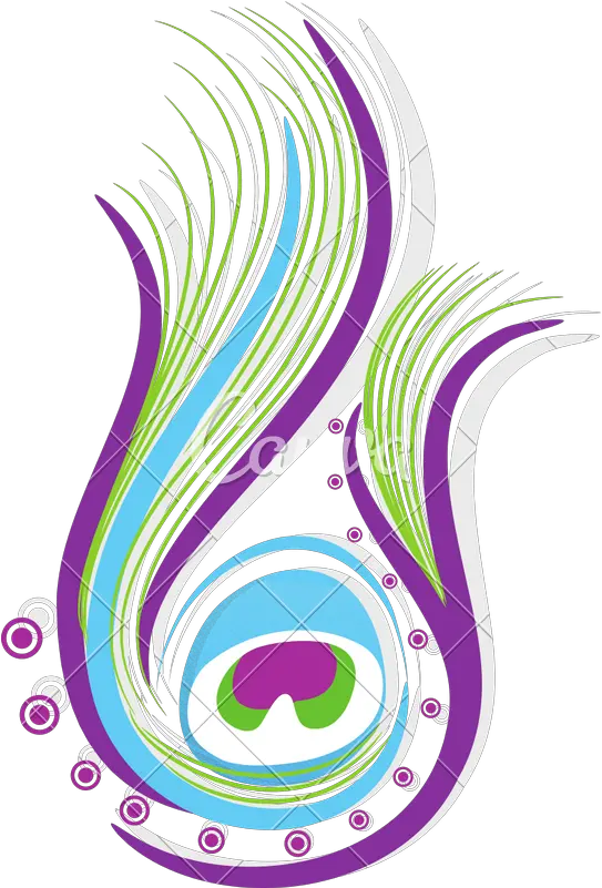 Clip Art Creative Abstract Peacock Feather Design With Abstract Design In Peacock Png Feather Logo PNG transparent background