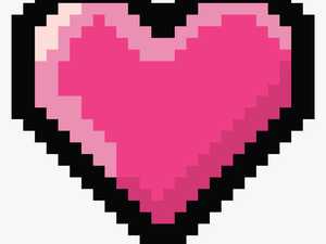 Pink Pixel Heart Png