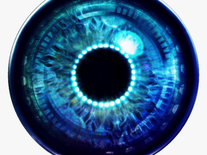 Eyes Png Free Download On Mbtskoudsalg - Blue Robot Eyes Png