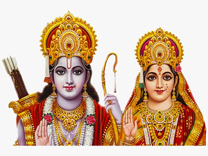 Lord Rama Png Transparent Background - Rama And Sita Png