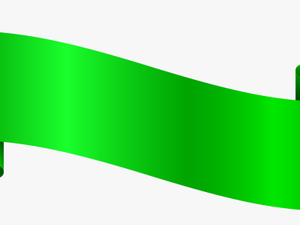 Green Banner Png - Transparent B