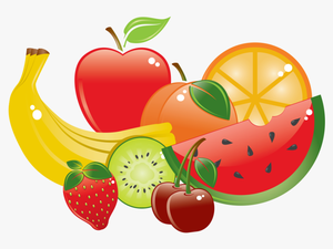 Fruits Clipart Collage - Fresh F