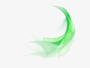 Green Abstract Lines Png Image -
