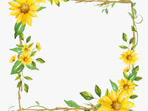 #flower #square #floral #frame #
