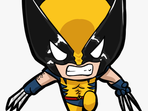 Wolverine Png - Chibi Wolverine Cartoon