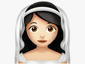 Transparent Bride Veil Png - Bride Emoji Png