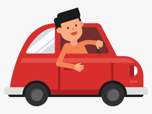 Drive Car Clipart Clipart Free Library Man Driving - Car Gif Animation Png