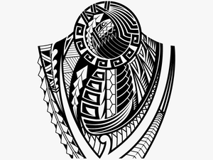 Full Sleeve Tribal Tattoos - Circle Polynesian Tattoo Design