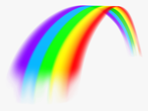 Transparent Background Rainbow P