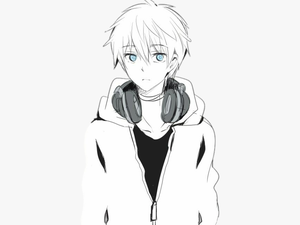 & Anime With White Hair# Anime Was Born With White - Anime Boy White Hair