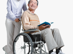 Transparent Wheelchair Png - Old