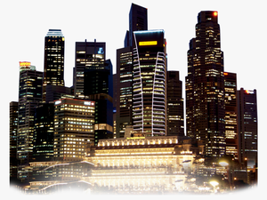 Transparent City Clipart - City At Night Png