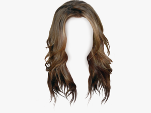 Brown Hair Wig Long Hair - Trans
