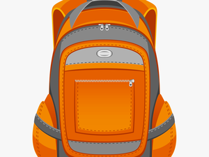 Transparent Backpack Clipart Png - School Bag Clipart Color