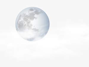 Full Moon With Clouds Png - Moon With Clouds Png