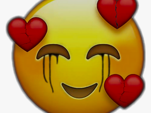 #emoji #aesthetic #grunge #edgy #trippy #rot #sad #depressed - Depressed Happy And Sad Emoji