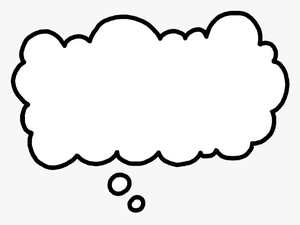 Clouds Clipart Thought Bubble - 