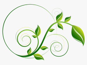 Decorative Leaf Png File - Green