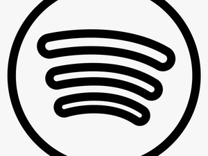 Spotify Icon - Spotify Icon Whit