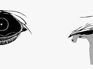 #eyes #dark #black #blacktheme #blackaesthetic #tears - Anime Creepy Eye