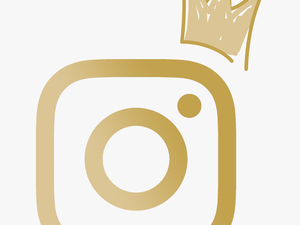 Logo Instagram Dorado Png