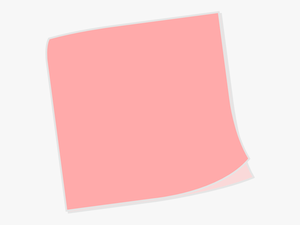 Transparent Pink Sticky Note Png