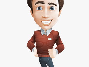Young Clipart Young Male - Man Cartoon Png