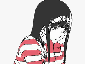 Aesthetic Aesthetictumblr Sad Animefreetoedit - Aesthetic Depressed Sad Anime Girl