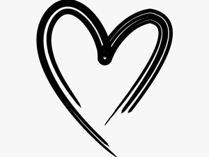 Hand Drawn Line Png -hand Drawn Heart