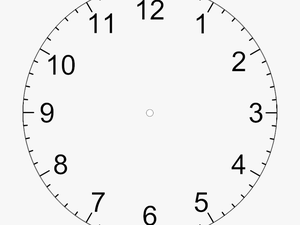 Free Download Clock Template With Hands Clipart Clock - Circle