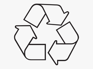Clip Art Recycle Symbol Kid Image Png Clipart - White Recycling Logo Png