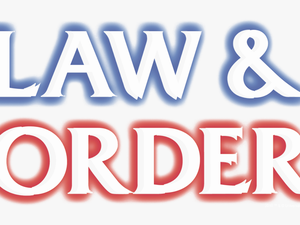 Transparent Law And Order Logo Png - Law And Order