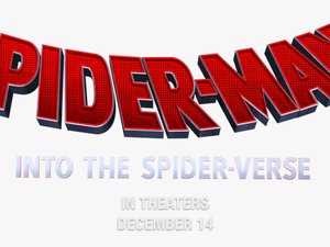 Spider Man Into The Spider Verse Logo Png Clipart