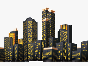 New York City Skyline Royalty Free Illustration - City Night Vector Png