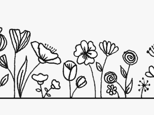 Doodle Flower Png - Transparent 