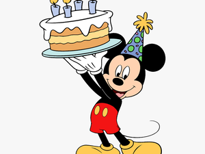 Transparent Mickey Mouse Clipart Png - Mickey Mouse Happy Birthday Coloring Page