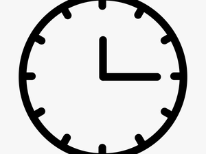 Analog Clock Vector - White Clock Vector Png