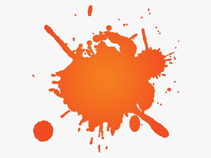 Splash Png Orange - Orange Paint