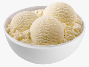 Bowl Vanilla Ice Cream Png