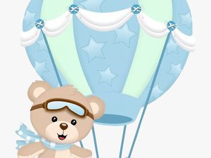Teddy Bear Hot Air Balloon Clipart