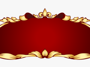 Transparent Red Deco Banner Png Picture Labels - Clip Art Banner Png