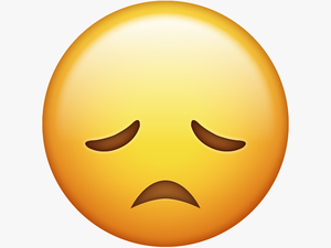Download Super Sad Iphone Emoji Image - Sad Ios Emoji Png