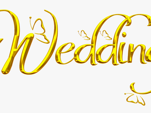 New Wedding Png Fonts - Wedding Text Font Png