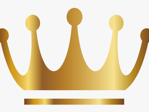 Vector Hand-painted Gold Crown Png Download - Crown Gold Vector Png