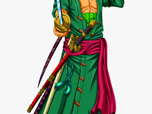 Transparent Zoro Png - One Piece