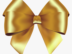 Gold Bow Png - Ribbon