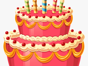 Cake Clipart Png - Transparent Background Birthday Cake Clip Art