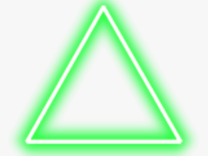 #green #neon #triangle #border #