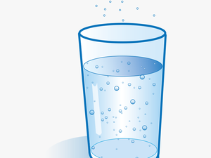 Cartoon Glass Of Water Png - Glass Of Water For Kids