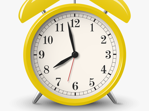 Clock Alarm Material Watch Yellow Vector Design Clipart - Yellow Alarm Clock Png